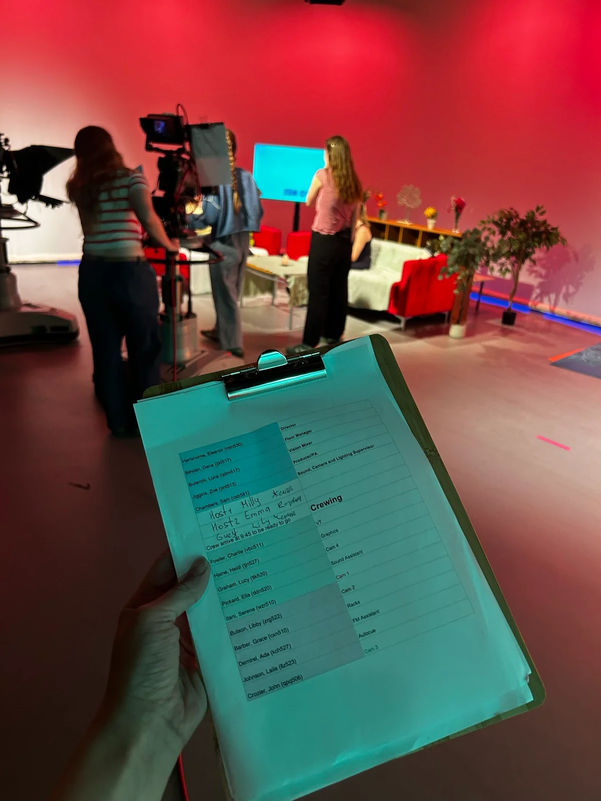 Television studio